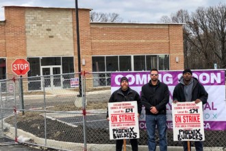 Family Dental picketers