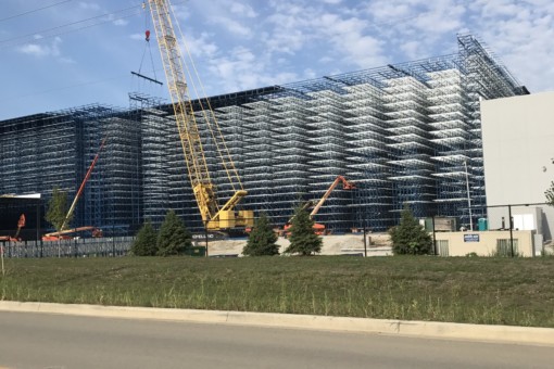 Construction work of the IKEA Distribution Facility