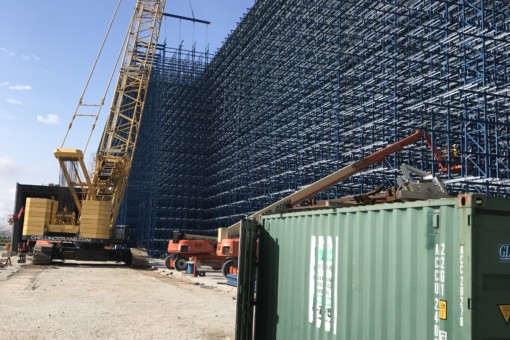 Exterior construction of IKEA Distribution Facility