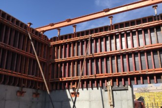 Construction of Will County Courthouse