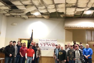Local 174 Carpenters Volunteer Skills At Joliet VFW