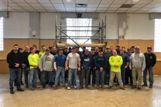 Local 174 Carpenters Volunteer Skills At VFW
