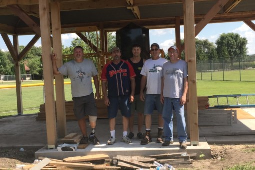 Carpenters Volunteer To Erect Memorial Pavillion For Sheriff Terry Marketti